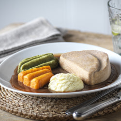 Simply Puree Level 4 Pureed Beef Stew & Dumplings 12 x 380g Ready Meals Asetena Pa 