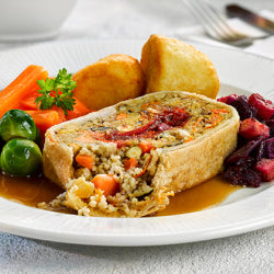 Vegan Wellington Slice 16 x 165g Ready Meals Asetena Pa 