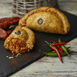 Phat Naked Chicken and Chorizo Pasty 20 x 283g Ready Meals Asetena Pa 