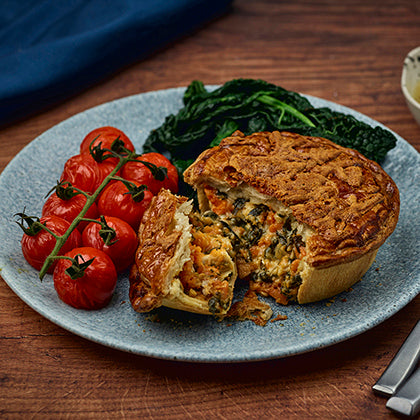 Phat Sweet Potato  Spinach & Goat's Cheese Pie 12 x 250g Ready Meals Asetena Pa 
