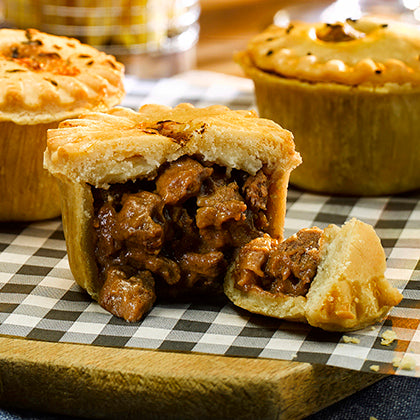 Phat Gluten Free Mini Steak Pie 24 x 90g Ready Meals Asetena Pa 
