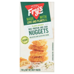 Fry's Gluten Free Vegan Chia Nuggets 6 x 240g Ready Meals Asetena Pa 