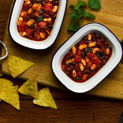 Simply Worldfoods Smokey Bean & Roasted Vegetable Chilli 12 x 325g Ready Meals Asetena Pa 