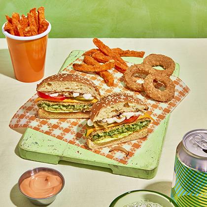 Strong Roots Pumpkin & Spinach Burger 4 x 600g Ready Meals Asetena Pa 