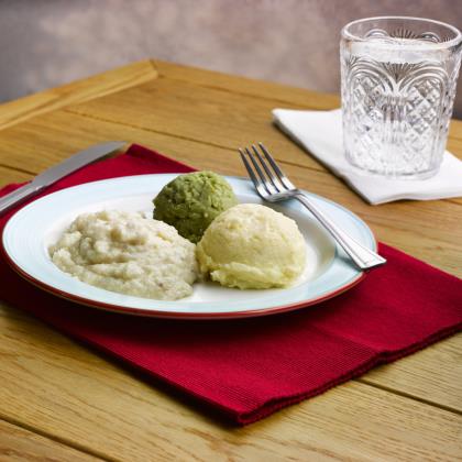 Simply Puree Level 5 Minced & Moist Fish in Cheese 12 x 380g Ready Meals Asetena Pa 
