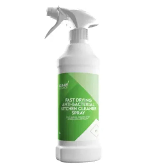 Clean Choice Fast Drying Anti-Bacterial Kitchen Cleaner Spray 6x1L