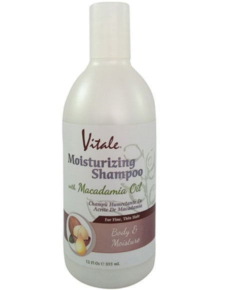 VITALE MOISTURIZING SHAMPOO WITH MACADAMIA OIL 355 ml Shampoo Asetena Pa 