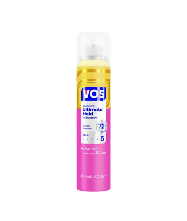 VO5 INVISIBLE ULTIMATE HOLD 5 HAIRSPRAY 400 ml Sprays, Serums and Oils Asetena Pa 