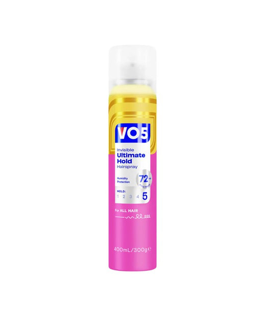 VO5 INVISIBLE ULTIMATE HOLD 5 HAIRSPRAY 400 ml Sprays, Serums and Oils Asetena Pa 