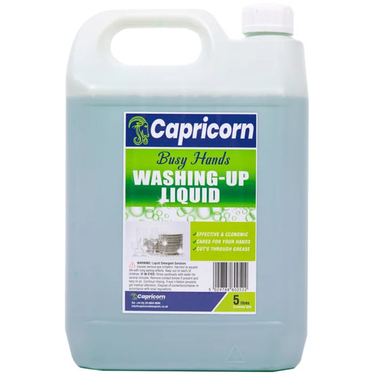 Capricorn Washing Up Liquid 5L Case of 4