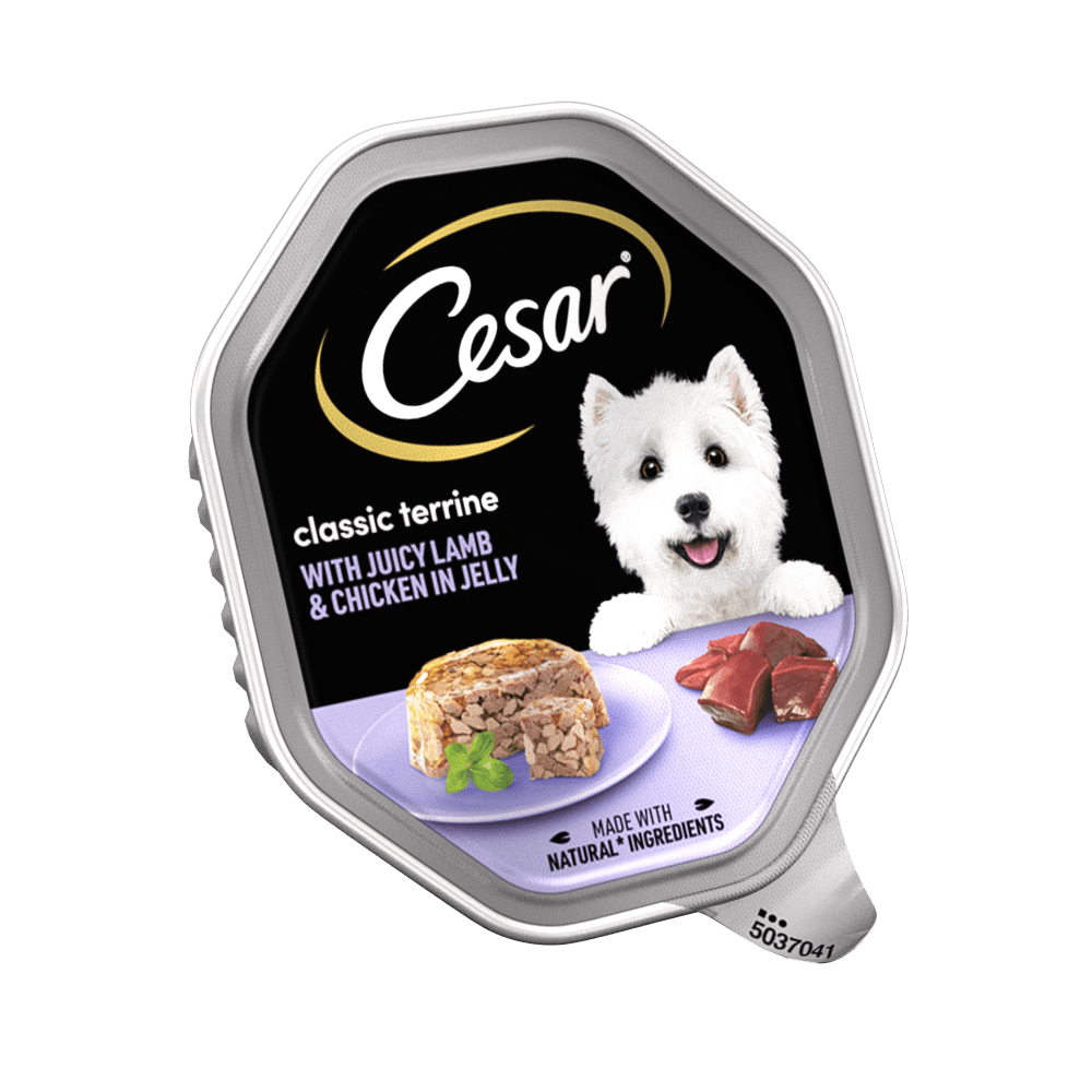 Cesar Classic Terrine With Juicy Lamb & Chicken  14x150g
