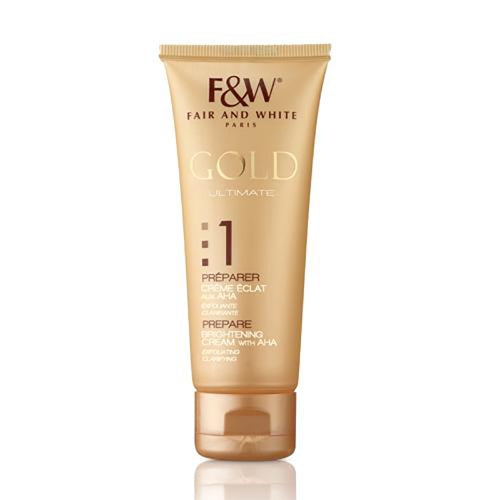 Fair & White Gold Brightening Cream W/ AHA 75ml