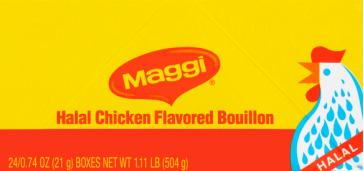 MASMaggi Seasoning Cubes Halal 21g Box of 24-Fd