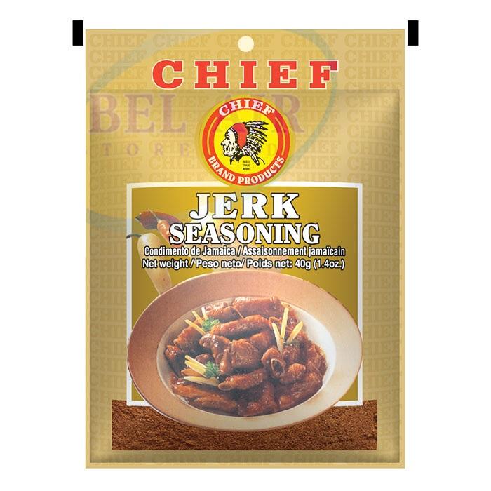 MASChief Jerk Seasoning 40g Box of 12-Fd