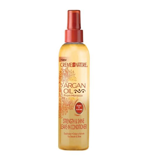 MASCreme Of Nature Argan Oil Strength & Shine Leave In Conditioner 8.45oz-Food