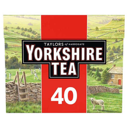 Taylors of Harrogate Yorkshire Tea 40 Tea Bags 125g-Food
