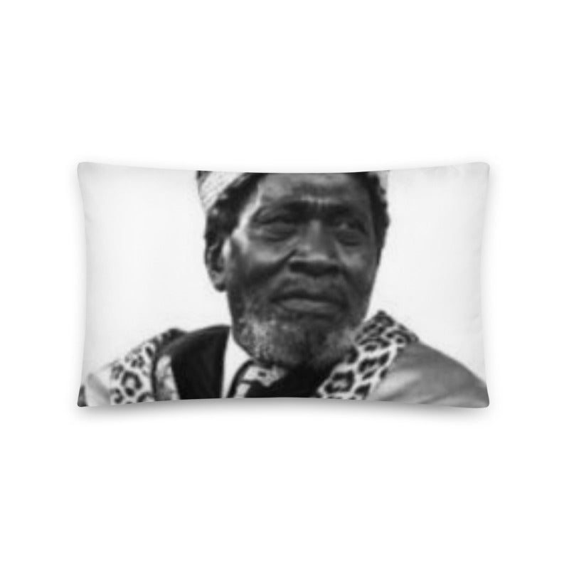 African Pillow Cover Home Decor Rectangular Jomo Kenyatta Portrait Printed Machine Washable Pillowcase Protector
