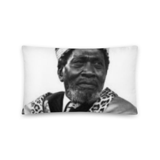 African Pillow Cover Home Decor Rectangular Jomo Kenyatta Portrait Printed Machine Washable Pillowcase Protector