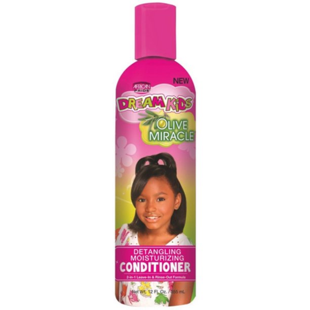 MASAfrican Pride Dream Kids Olive Miracle Detangling Moisturizing Conditioner 12 oz-Food