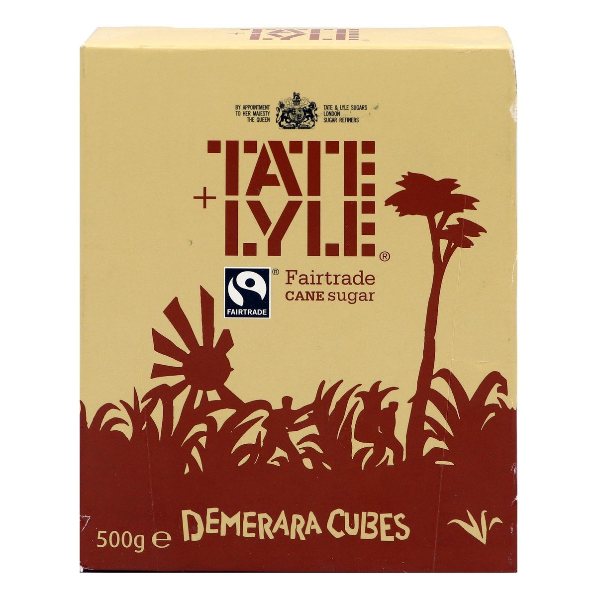 Tate and Lyle Demerara Sugar Cube 500g Box of 10