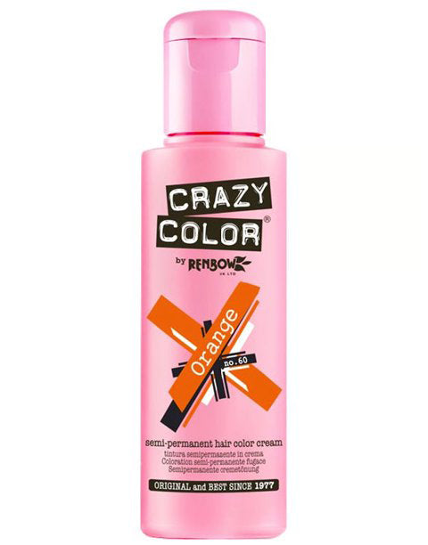 MASCrazy Color Semi Permanent Hair Colour Orange 60-Food