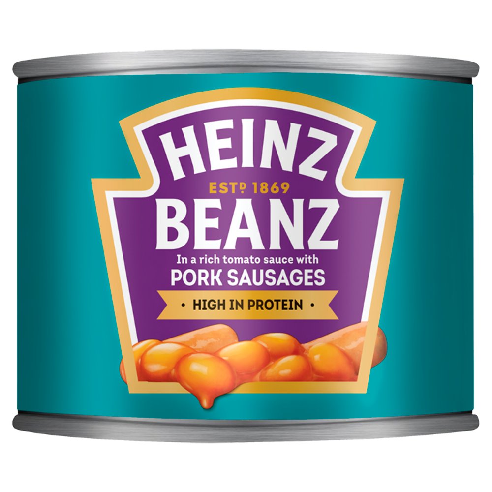 SKHeinz Baked Beanz with Sausages 200g