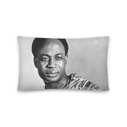 African Pillow Cover Home Decor Rectangular Kwame Nkrumah Portrait Printed Machine Washable Pillowcase Protector