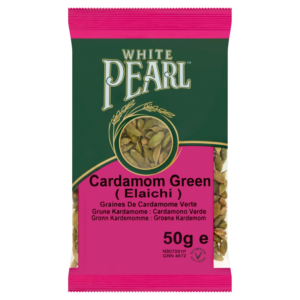 White Pearl Cardamom Green 50g-Food