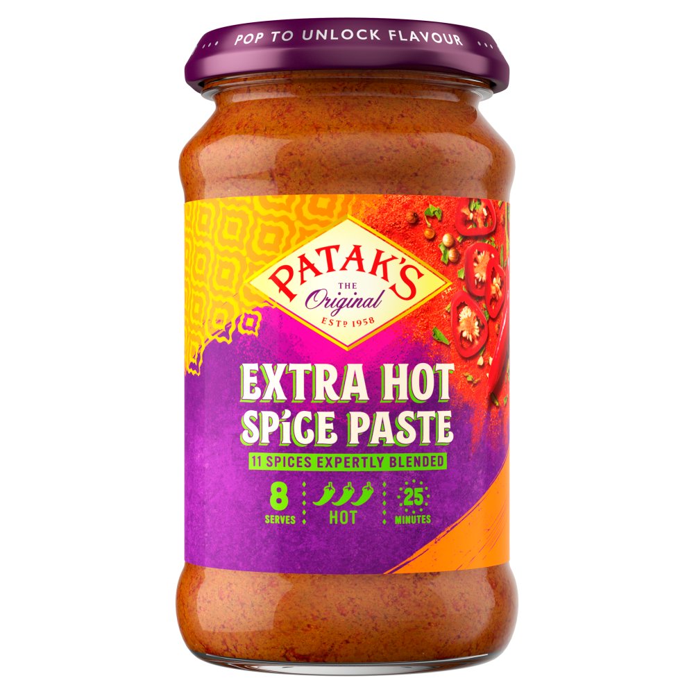 Patak's Hot Curry Spice Paste 283g