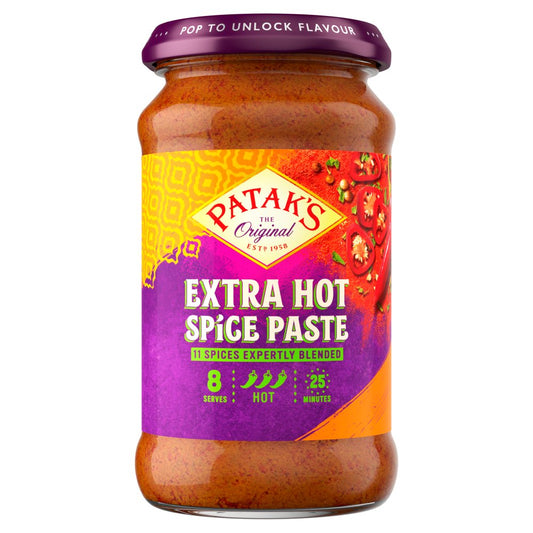 Patak's Hot Curry Spice Paste 283g