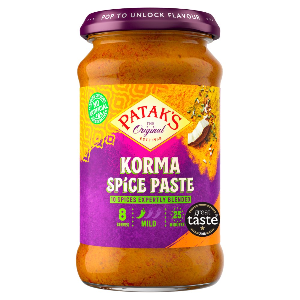 Patak's Korma Spice Paste 290g