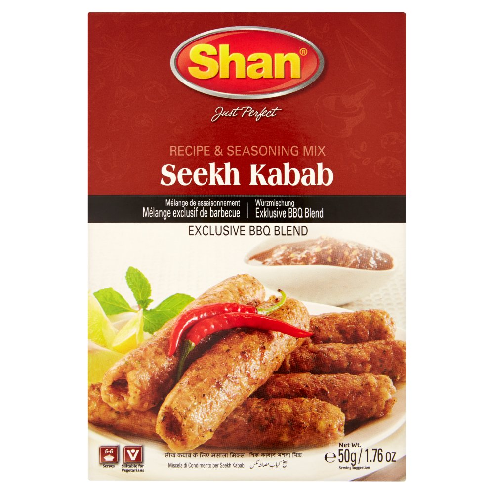 Shan Seekh Kabab Recipe & Seasoning Mix 50g-Food