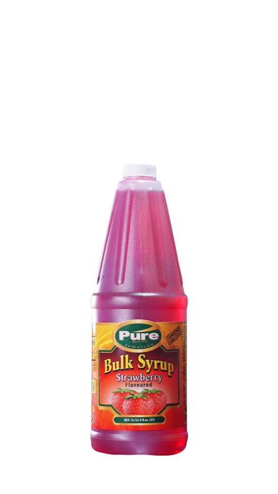MASPure Bulk Strawberry Syrup 1L Box of 12-Fd