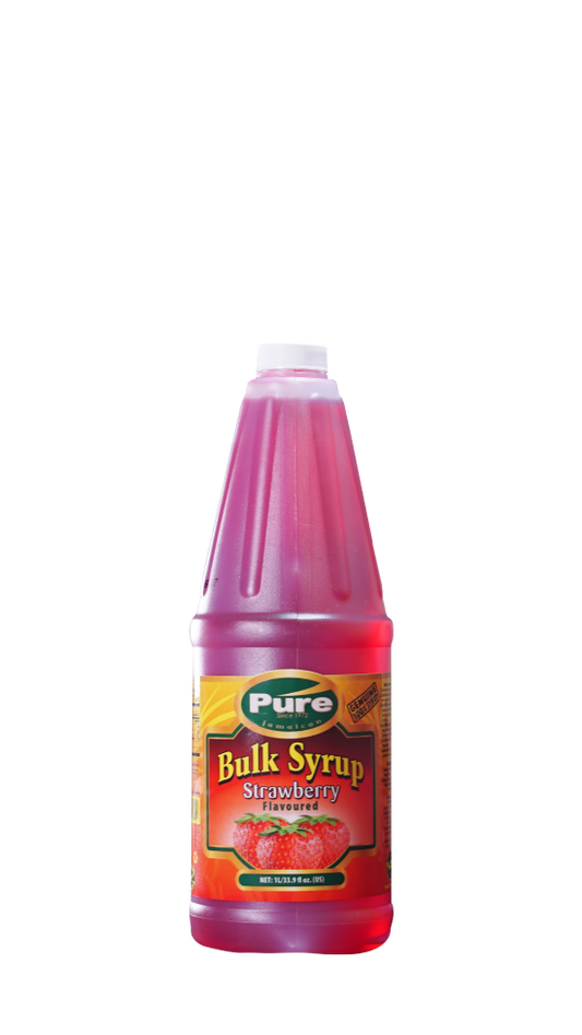 MASPure Bulk Strawberry Syrup 1L Box of 12-Fd