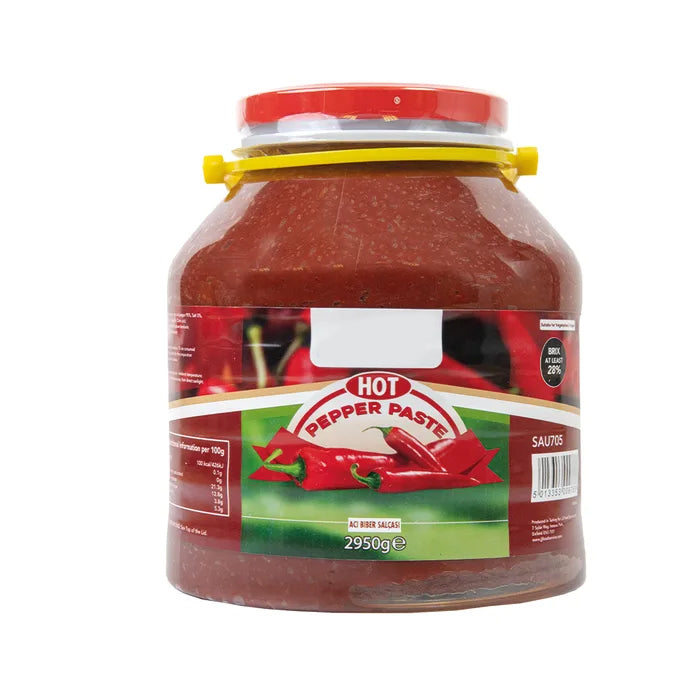 Hot Pepper Paste (Aci Biber Salcasi)  1 x 2950g