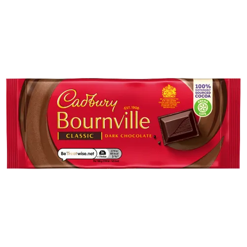 MASCad Bournville Classic Dark Chocolate Bar 100g-Food