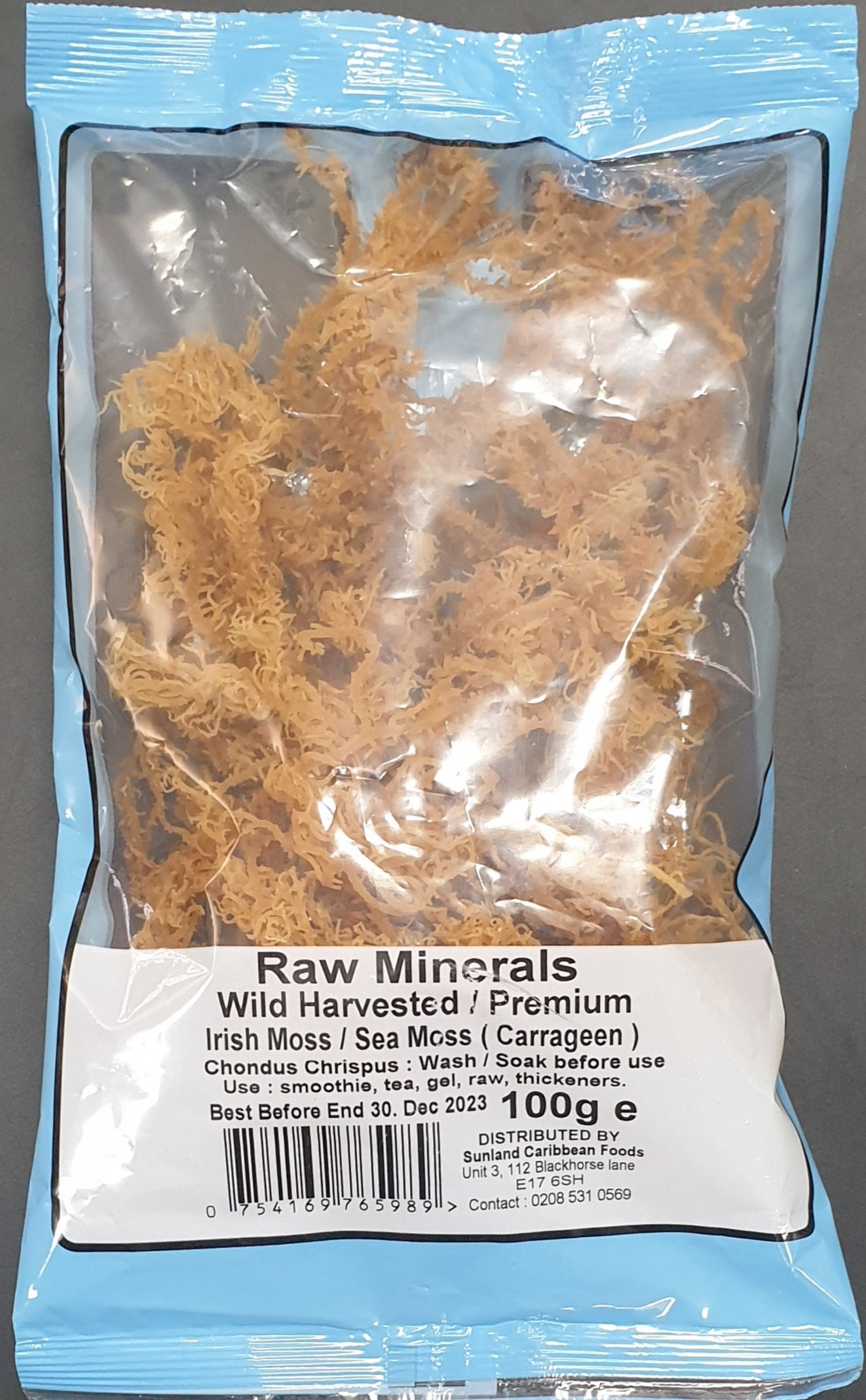 SKSea Moss Irish Moss Gold Raw Wild Crafted 100g