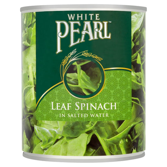 SKWhite Pearl Leaf Spinach in Salted Water 765g