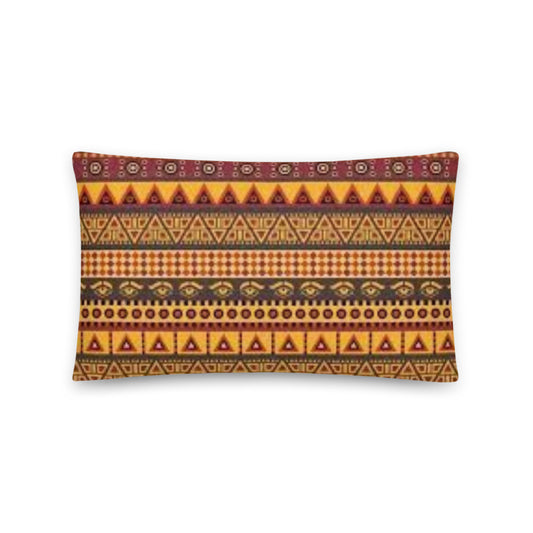 African Pillow Protector Cover Home Decor Rectangular African Pattern TRIBAL ELEMENTS Multishaped Two Sides Printed Washable Pillowcase
