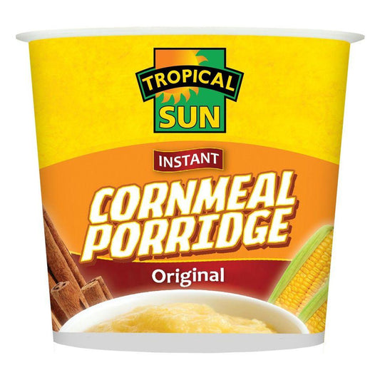 Tropical Sun Instant Cornmeal Porridge Original 70g box of 12