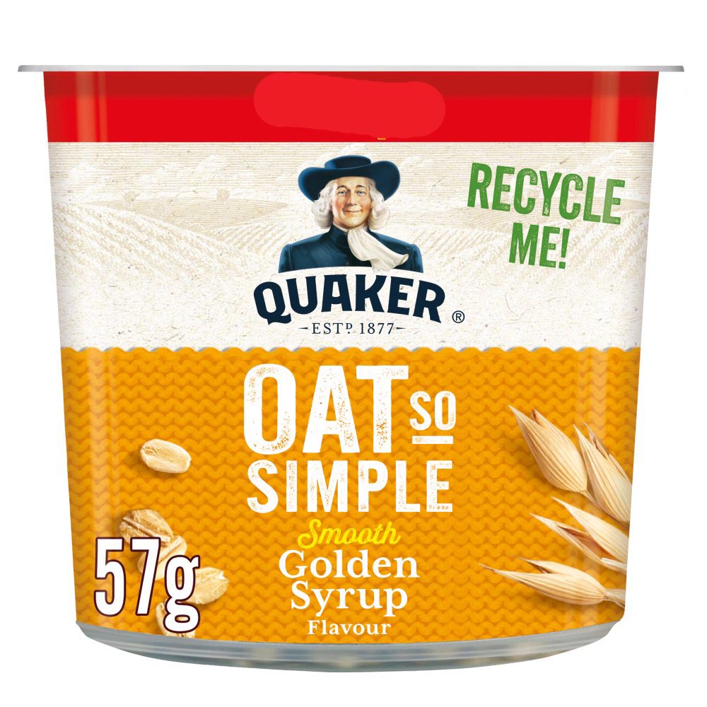 MASQuaker Oat So Simple Golden Syrup Porridge Pot 57g-Food