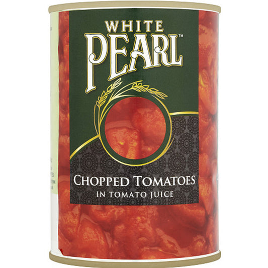 White Pearl Chopped Tomatoes in Tomato Juice 400g