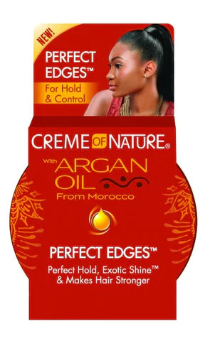 MASCreme Of Nature Argan Oil Perfect Edges Jar 2.5oz-Food