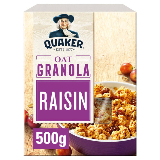MASQuaker Oat Raisin Granola 500g-Food Cereal & Granola Asetena Pa 