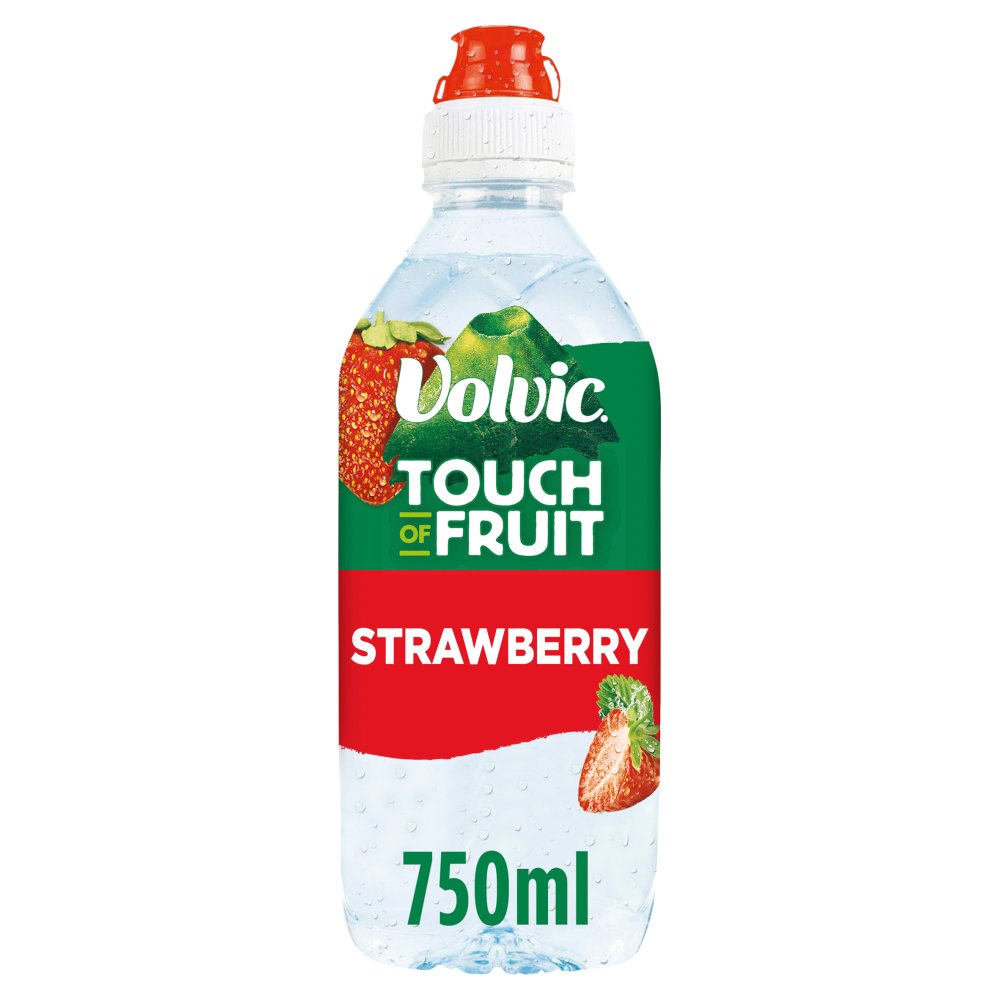 Volvic Touch of Fruit Strawberry Natural Flavoured Water 750ml-Food