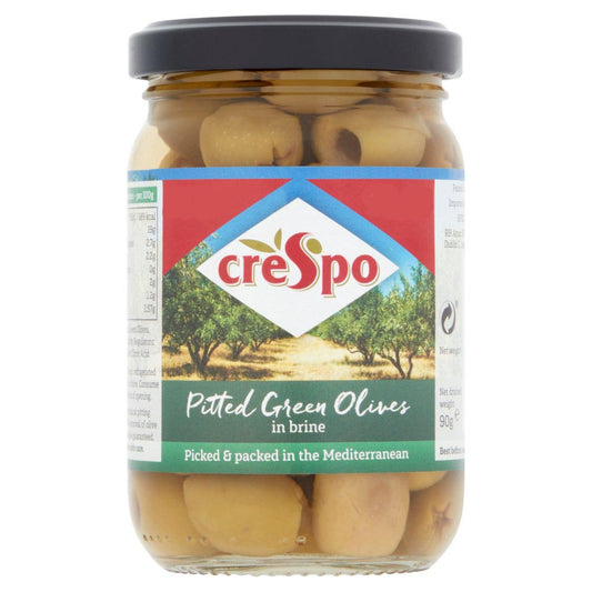 MASCrespo Pitted Green Olives in Brine 198g-Food