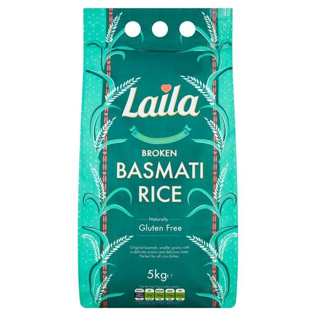 Laila Broken Basmati Rice 5kg Box of 1