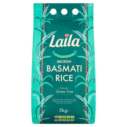 MASLaila Broken Basmati Rice 5kg Box of 1-Fd