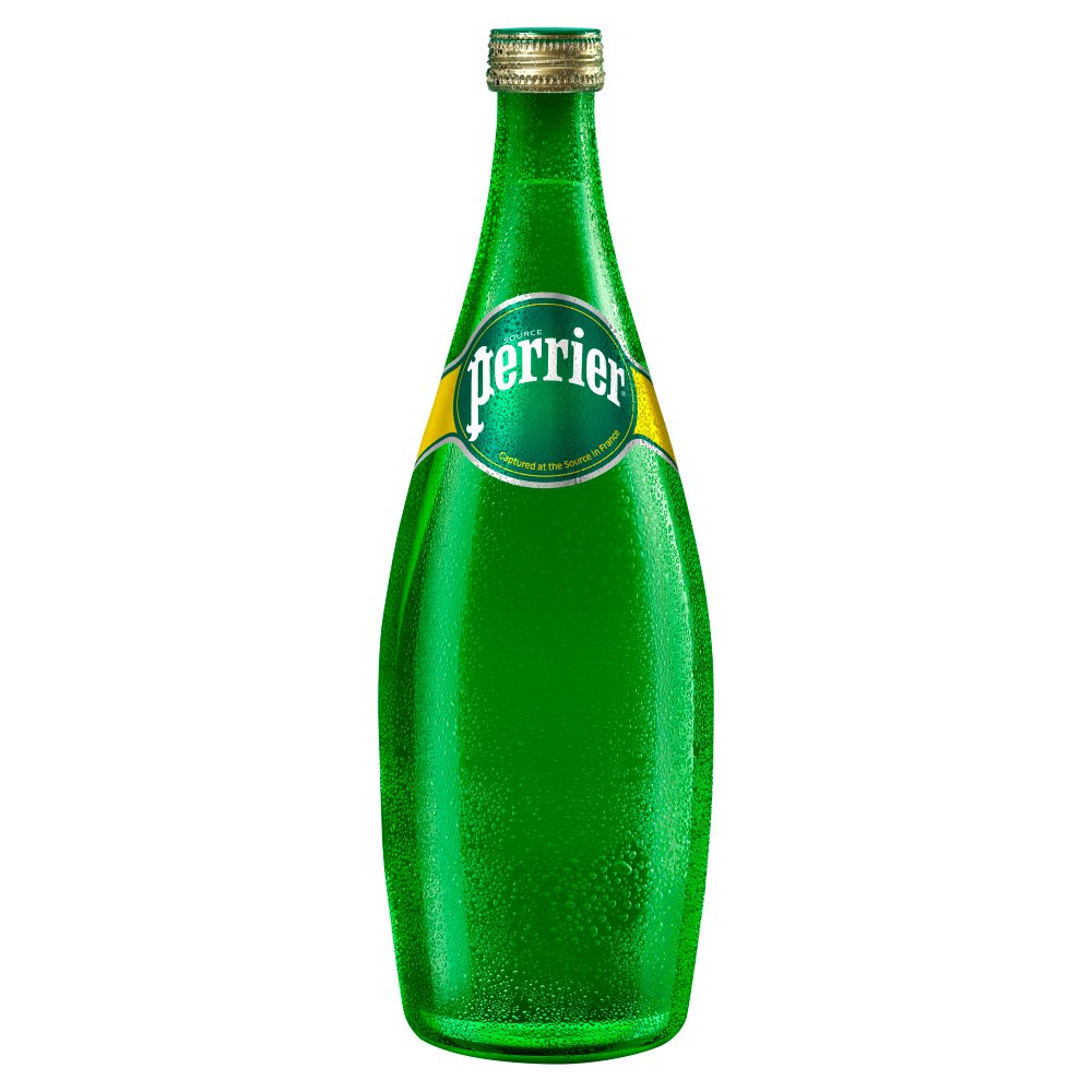 Perrier Sparkling Natural Mineral Water Glass 750ml-Food
