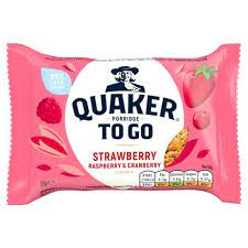 MASQuaker Porridge To Go Mixed Berries Breakfast Bar  55g-Food